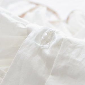 Reyna Contrast Edge Cotton Duvet Cover Set