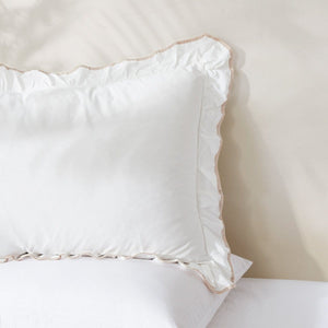 Reyna Contrast Edge Cotton Duvet Cover Set