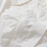 Reyna Contrast Edge Cotton Duvet Cover Set