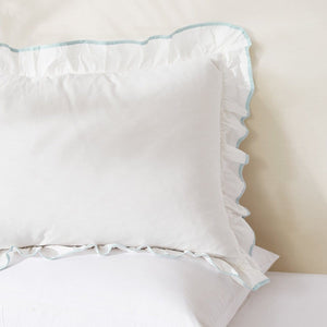 Reyna Contrast Edge Cotton Duvet Cover Set