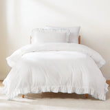Reyna Contrast Edge Cotton Duvet Cover Set