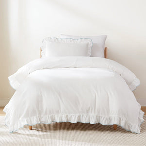 Reyna Contrast Edge Cotton Duvet Cover Set