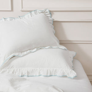 Reyna Contrast Edge Cotton Duvet Cover Set