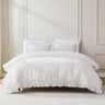 Reyna Contrast Edge Cotton Duvet Cover Set
