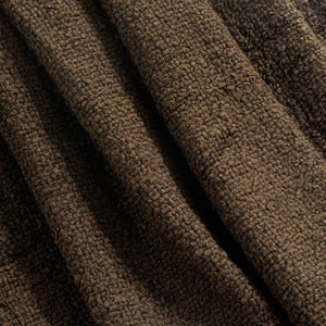 Tulum Boucle Textured Woven Fringed Throw Blanket