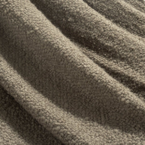 Tulum Boucle Textured Woven Fringed Throw Blanket