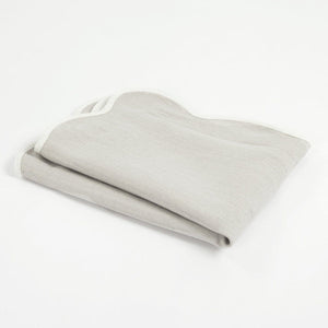 Coastal Chic Scalloped Edge Throw Pillow Cover