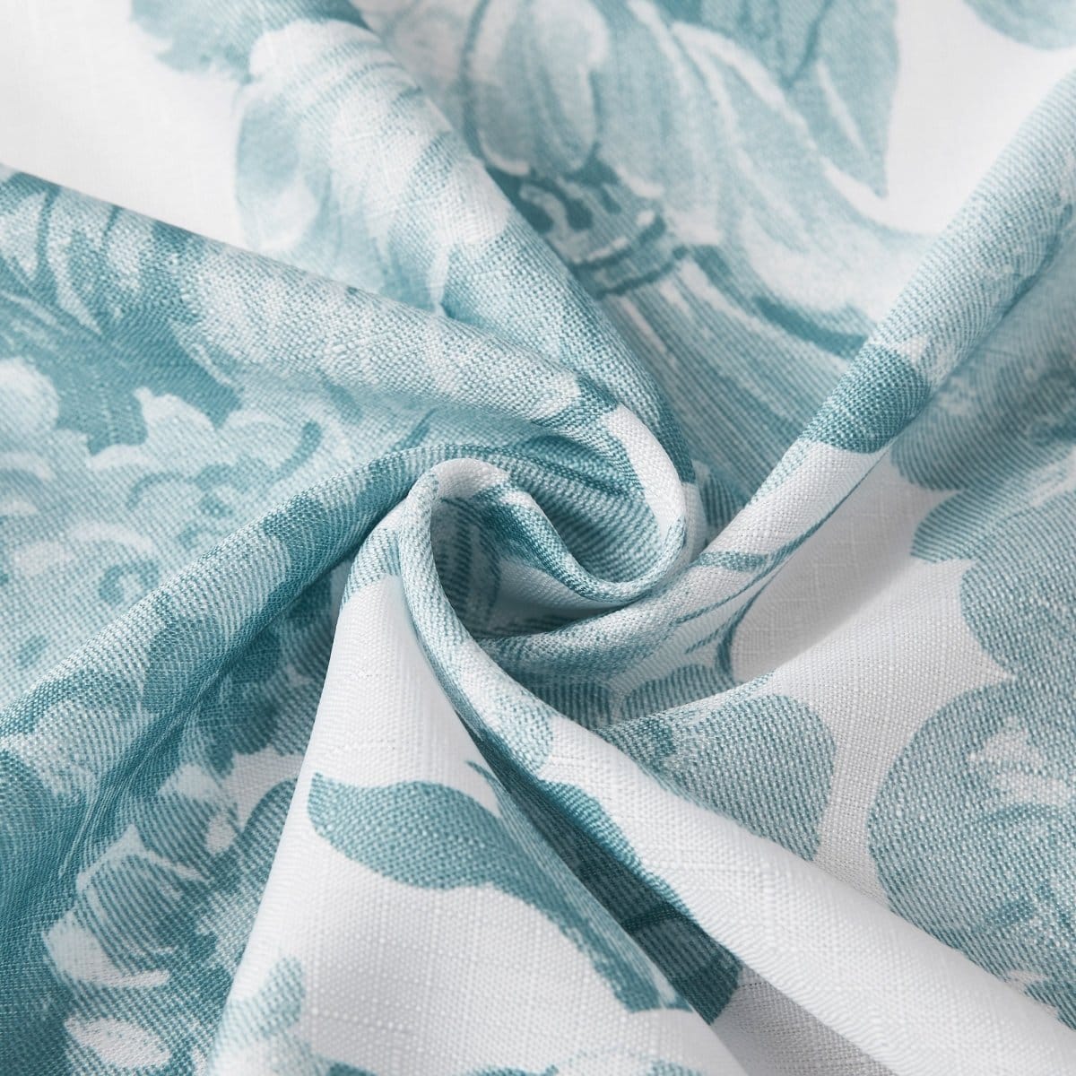 Bird And Hydrangea Toile Shower Curtain