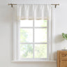 Brigitte Embroidery Eyelet Scalloped Edge Valance