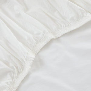 Evelyn Lace Trim Cotton Sheet Set