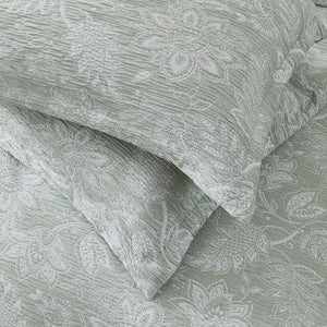 Floral Jacobean Gauze Jacquard Duvet Cover Set