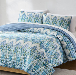 Ikat Drops Quilt Set