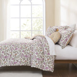 Lillian Block Print Reversible Comforter Set 5Pc