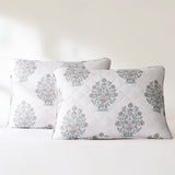 Sofia Flower Block Bouquet Reversible Quilt 6Pc Set