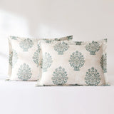 Sofia Flower Block Bouquet Cotton Comforter Set