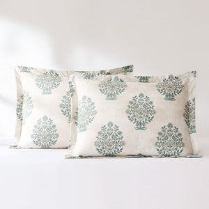 Sofia Flower Block Bouquet Cotton Comforter Set