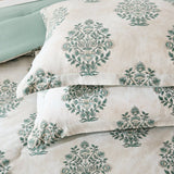 Sofia Flower Block Bouquet Cotton Comforter Set