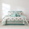 Sofia Flower Block Bouquet Cotton Comforter Set