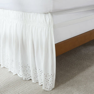 Vintage Eyelet Bed Skirt
