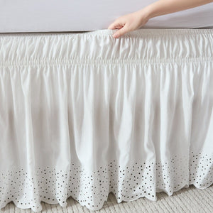 Vintage Eyelet Bed Skirt