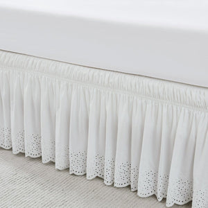 Vintage Eyelet Bed Skirt
