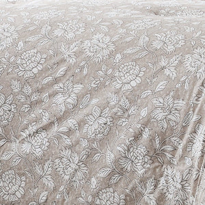 Zara Floral Block Cotton Comforter 8Pc Set