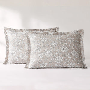 Zara Floral Block Cotton Comforter 8Pc Set