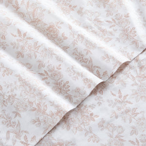 Peony Toile Cotton Sheet Set