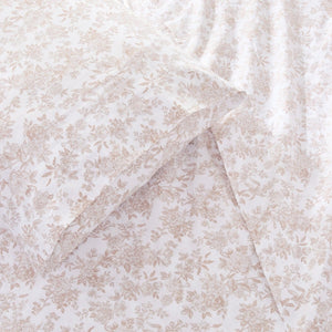Peony Toile Cotton Sheet Set