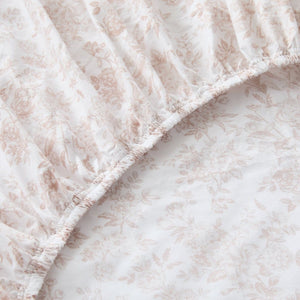 Peony Toile Cotton Sheet Set
