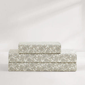 Zara Floral Block Cotton Sheet Set