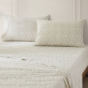 Zara Floral Block Cotton Sheet Set