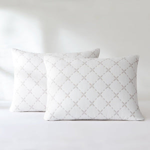 Diamond Leaf Jacquard Reversible Matelasse Coverlet Set