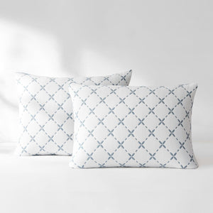 Diamond Leaf Jacquard Reversible Matelasse Coverlet Set