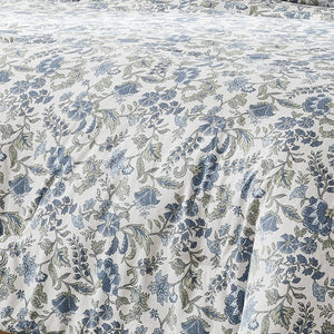 Lillian Block Print Reversible Comforter Set 3Pc