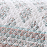 Sofia Flower Block Bouquet Reversible Quilt 6Pc Set