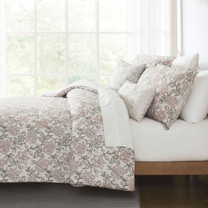 Zara Floral Block Reversible Comforter 5Pc Set