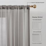 Georgette Sheer Curtain Panels