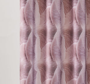 Mycelium Dream Cotton Shower Curtain