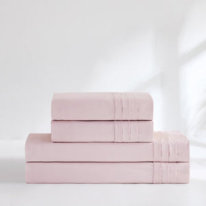 Pleat Cotton Sheet Set