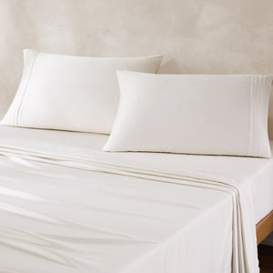 Pleat Cotton Sheet Set