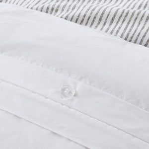 Lima Stripe Cotton Duvet Cover Set