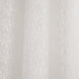 Aileen Textured Raindrop Sheer Window Curtain Panels