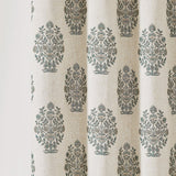 Sofia Flower Block Bouquet Shower Curtain