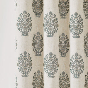 Sofia Flower Block Bouquet Shower Curtain