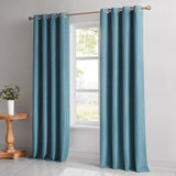 Meena Slub 100% Blackout Window Curtain Panels