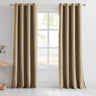 Meena Slub 100% Blackout Window Curtain Panels