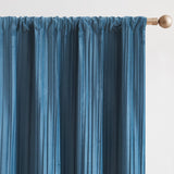 Glam Pleated Velvet Light Filtering Window Curtain Panels