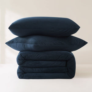 Arden Ribbed Corduroy Comforter Set