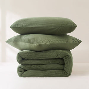 Arden Ribbed Corduroy Comforter Set